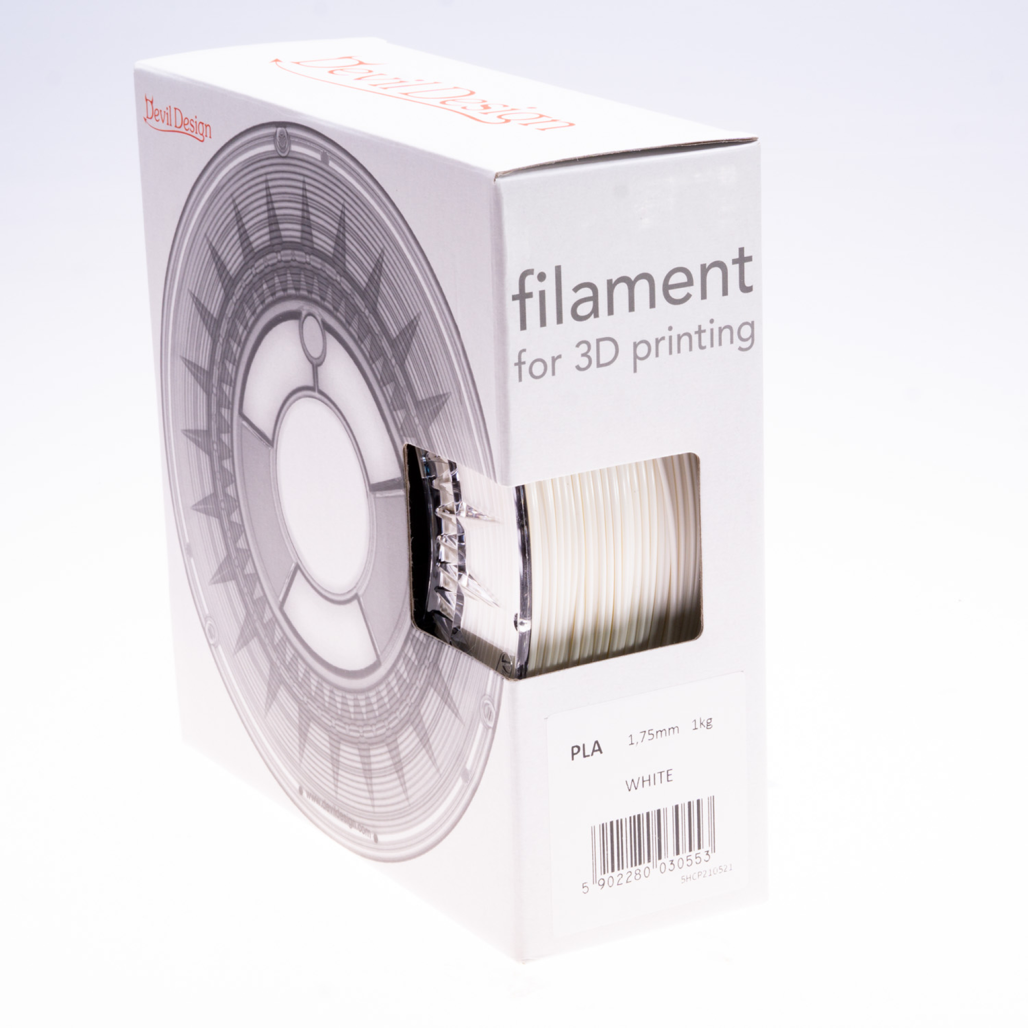 Filament PLA Weiß 1,75 mm