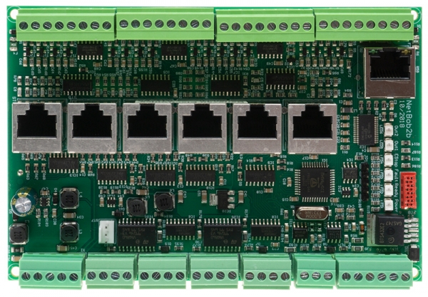 6-Achs Interfaceplatine mit Netzwerk-Schnittstelle inkl. Software