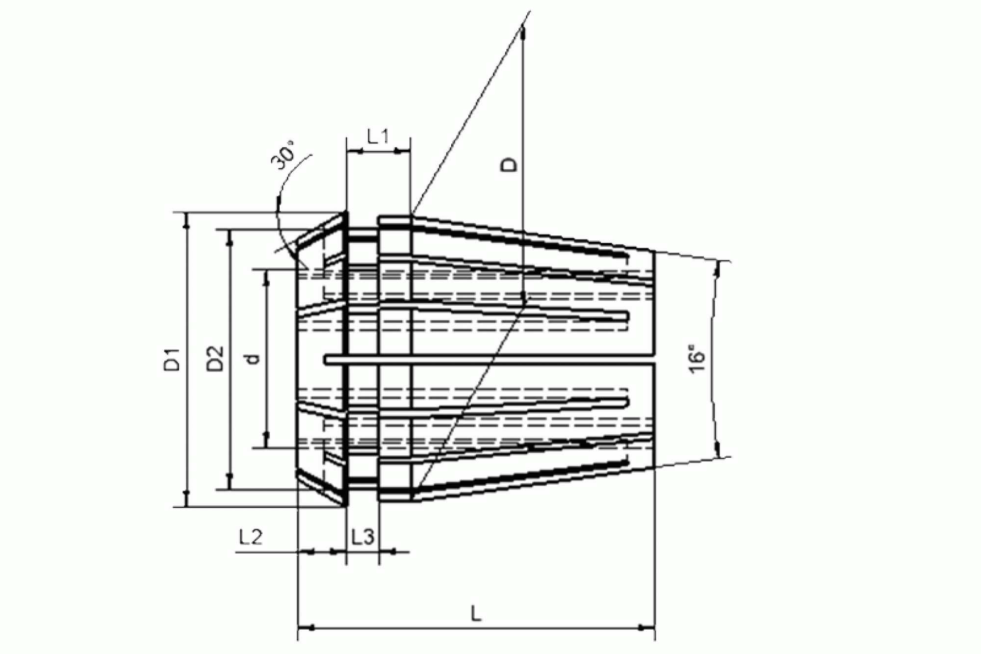 ER16 Collets 426E DIN6499B 10 pcs in Set HL  #344 