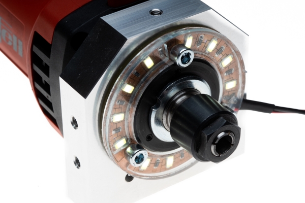 LED light PRO for 43 mm spindle mount incl. powersupply