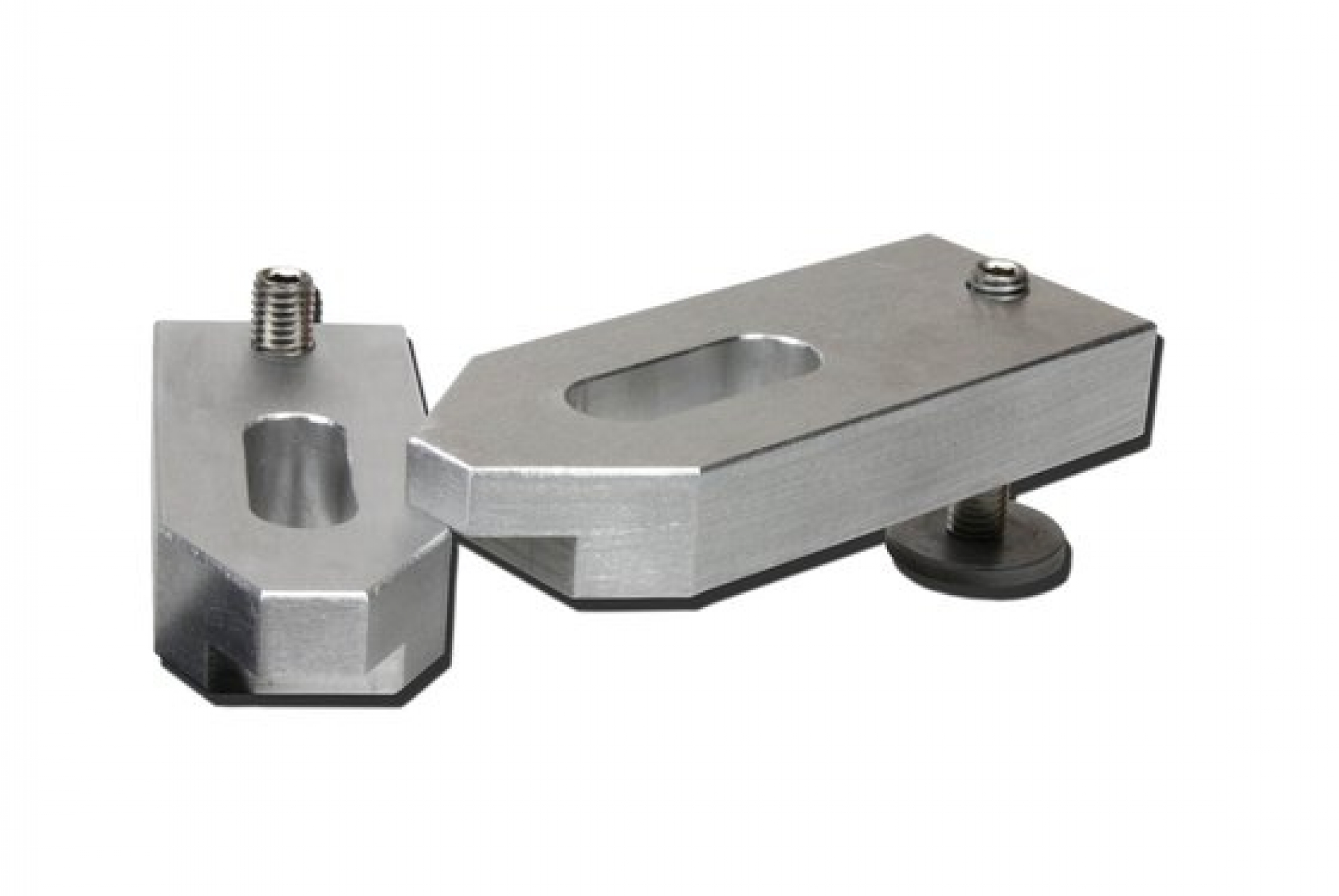 Height-adjustable cast aluminum clamp M8
