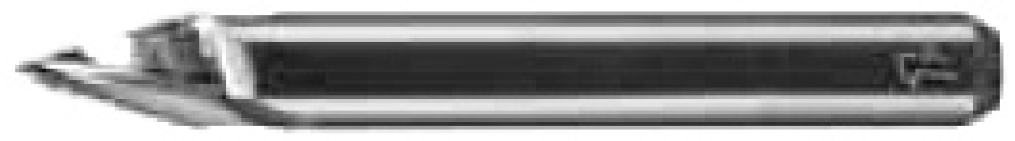 FIRSTATTEC Gravierfräser 2-Schneider Ø 1 mm 30°, Spanbrecher