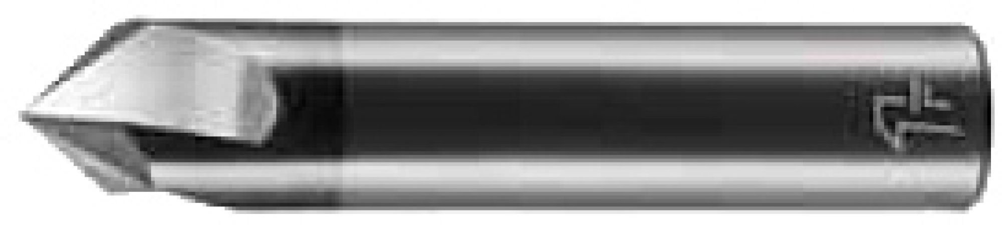 FIRSTATTEC Fasenfräser 3-Schneider Ø 10 mm 90°, Beschichtet