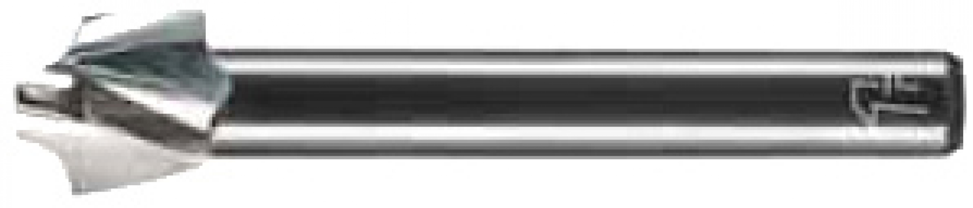FIRSTATTEC Viertelkreisfräser 3-Schneider Ø 9 mm, Poliert Radius 2,5 mm