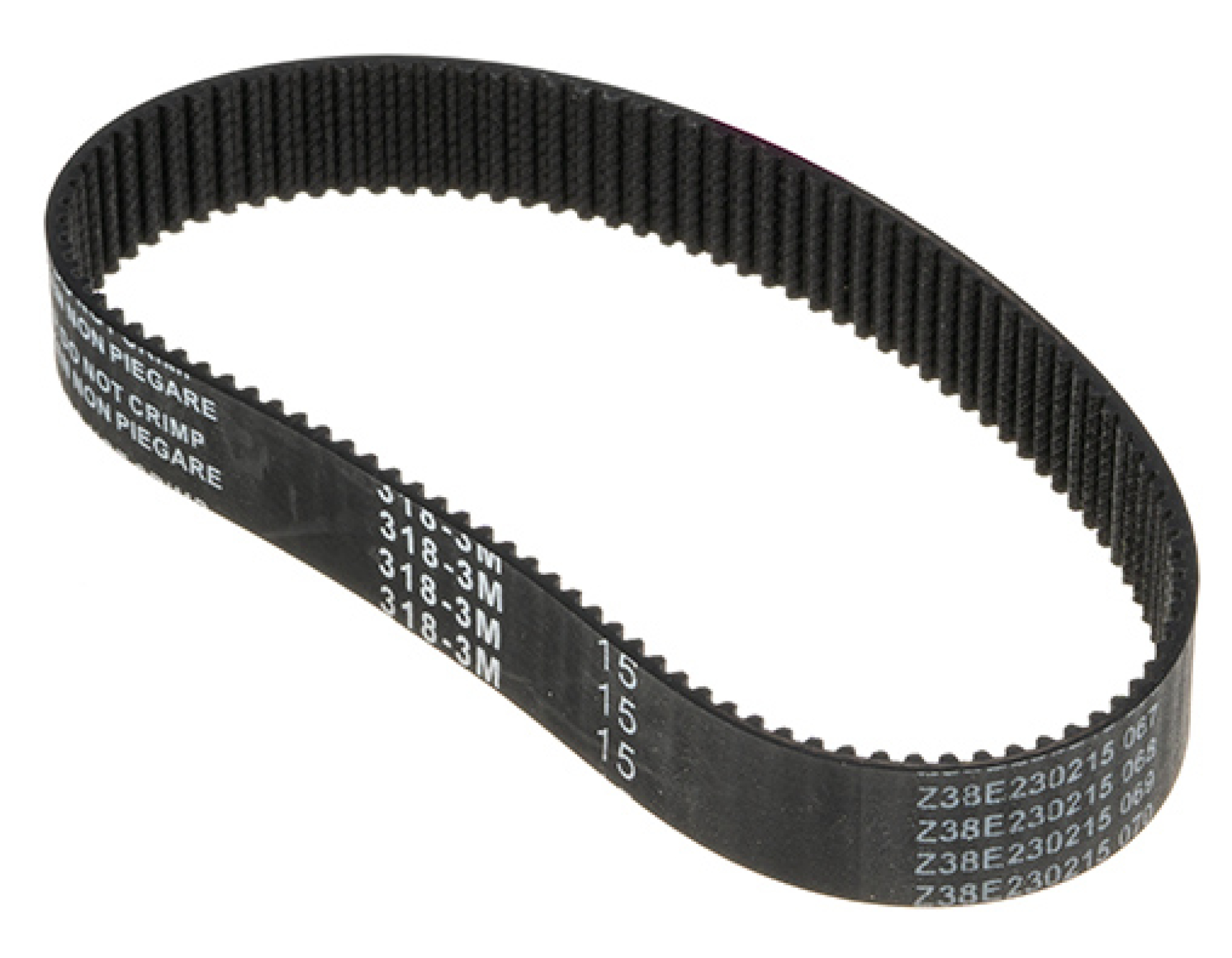 HTD-Tooth belt Teilung 3M length 318mm 106 teeth