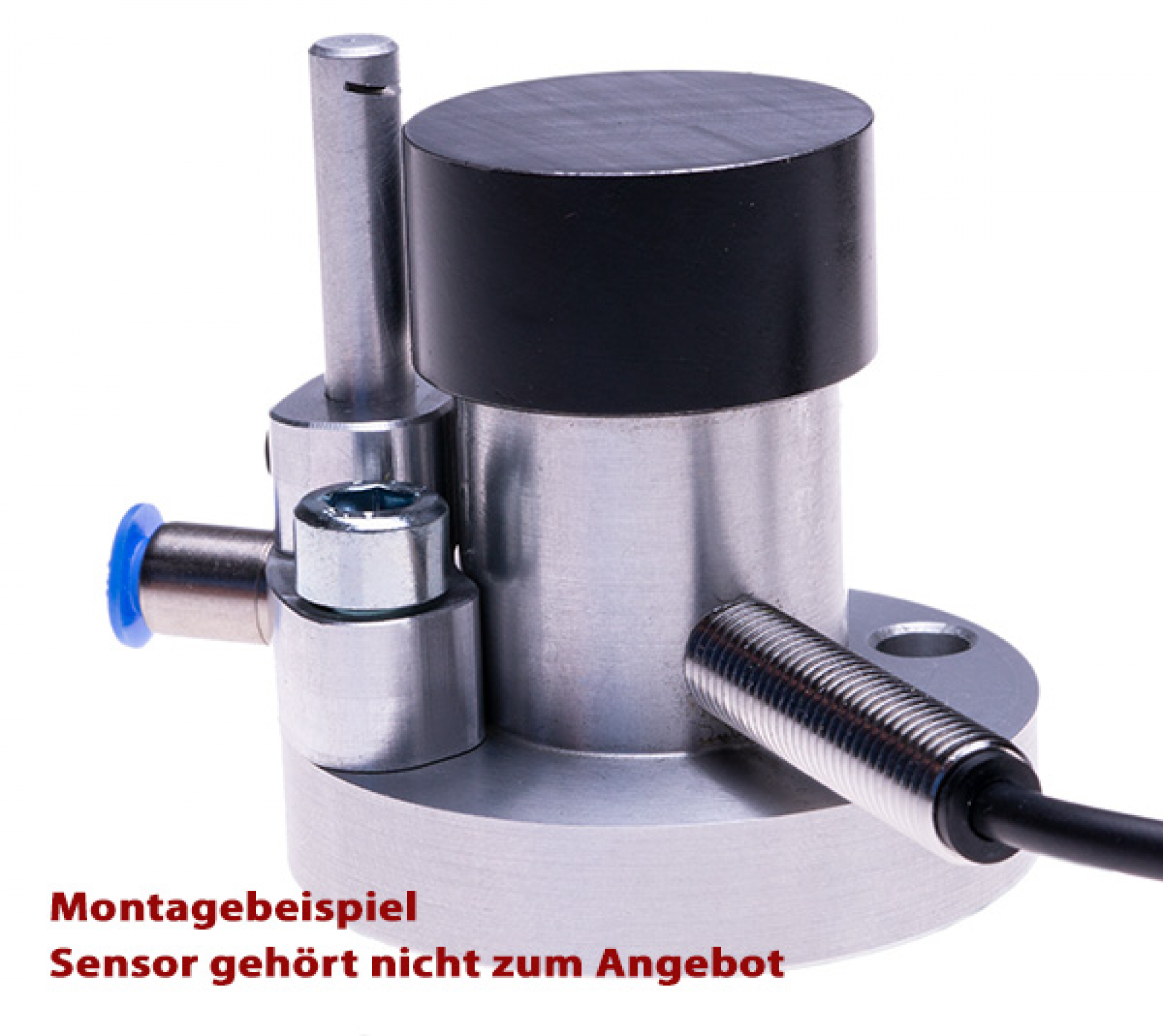 Cleaning nozzle for tool length sensor