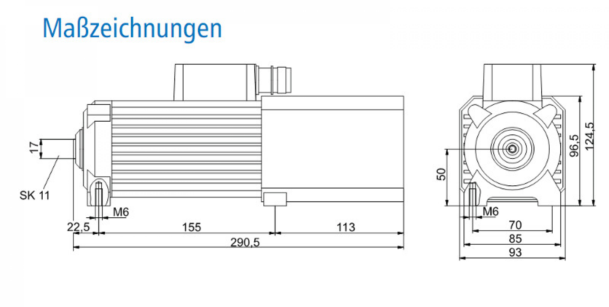 HF-Spindle ISEL 0.9 kW | SK11 | 24.000 rpm | 230 V | iSA900