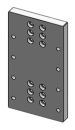 Mounting plate for TM ER20 on Volksfräse