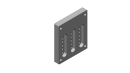 Mounting plate for spindle clamp 43 mm Eurohals