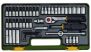 Steckschlüsselsatz mit Knüppelratsche, 1/4", 50tlg.