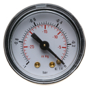 Bourdon tube pressure gauge - vacuum
