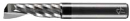 FIRSTATTEC End Mill 1-Flute Ø4mm Coated