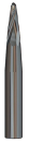 VHM Intarsienfräser Z2 Radius 1,5 mm Holz